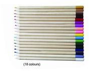 Lápis de madeira da coloração do artista, grupos coloridos excepcionalmente brilhantes do lápis